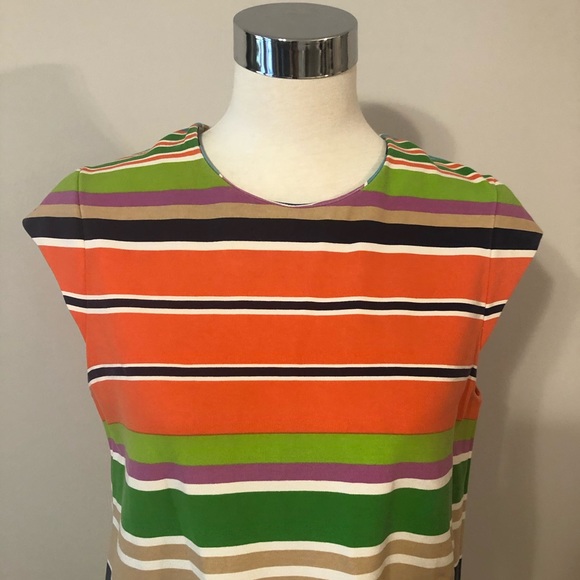 Kate Spade Nico Colorful Striped Shift Dress - Picture 4 of 8